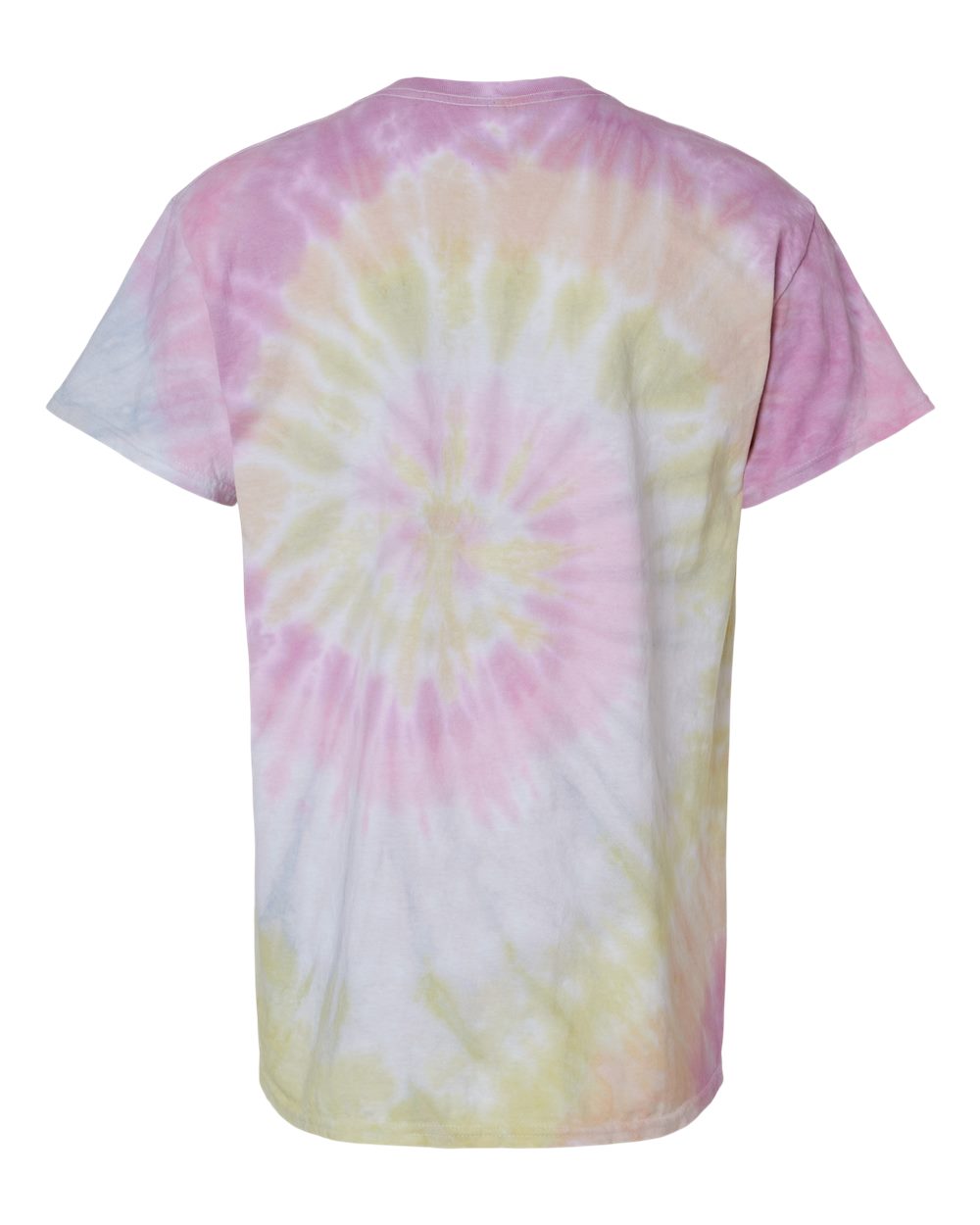 Front View of Desert Rose Multi-Color Tie-Dyed T-Shirt - 1000