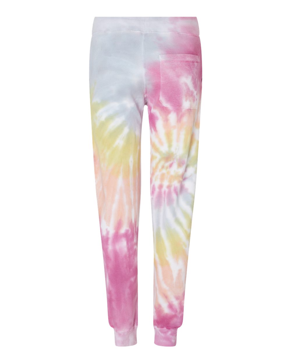 Front View of Desert Rose Tie-Dyed Joggers - 8999