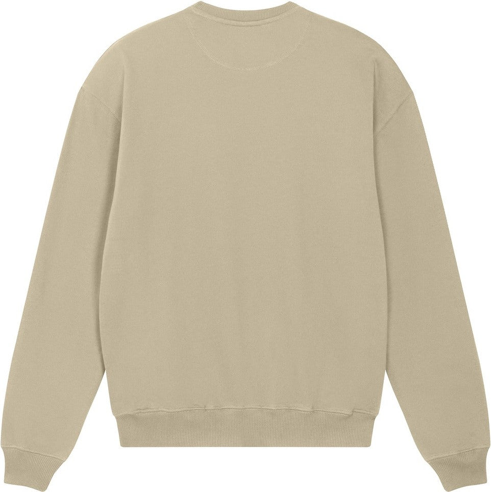 Front View of DesertDust Stanley/Stella Unisex Ledger Dry Crewneck Sweatshirt SXU029