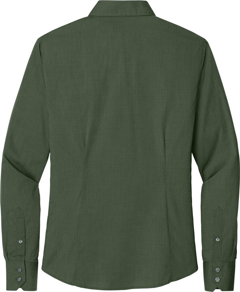 Dk Cactus Grn Port Authority Women's Crosshatch Easy Care Shirt. L640