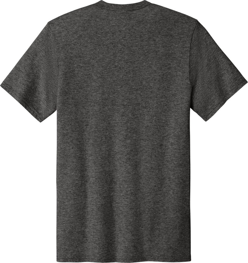 Front View of DkHtGry Port & Co Easy Cotton Tee PC43