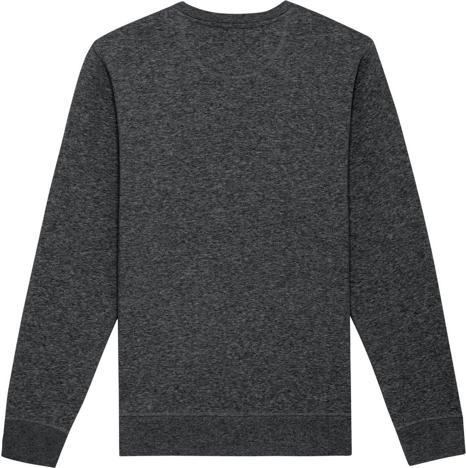Front View of DkHtGry Stanley/Stella Unisex Roller Crewneck Sweatshirt SXU010