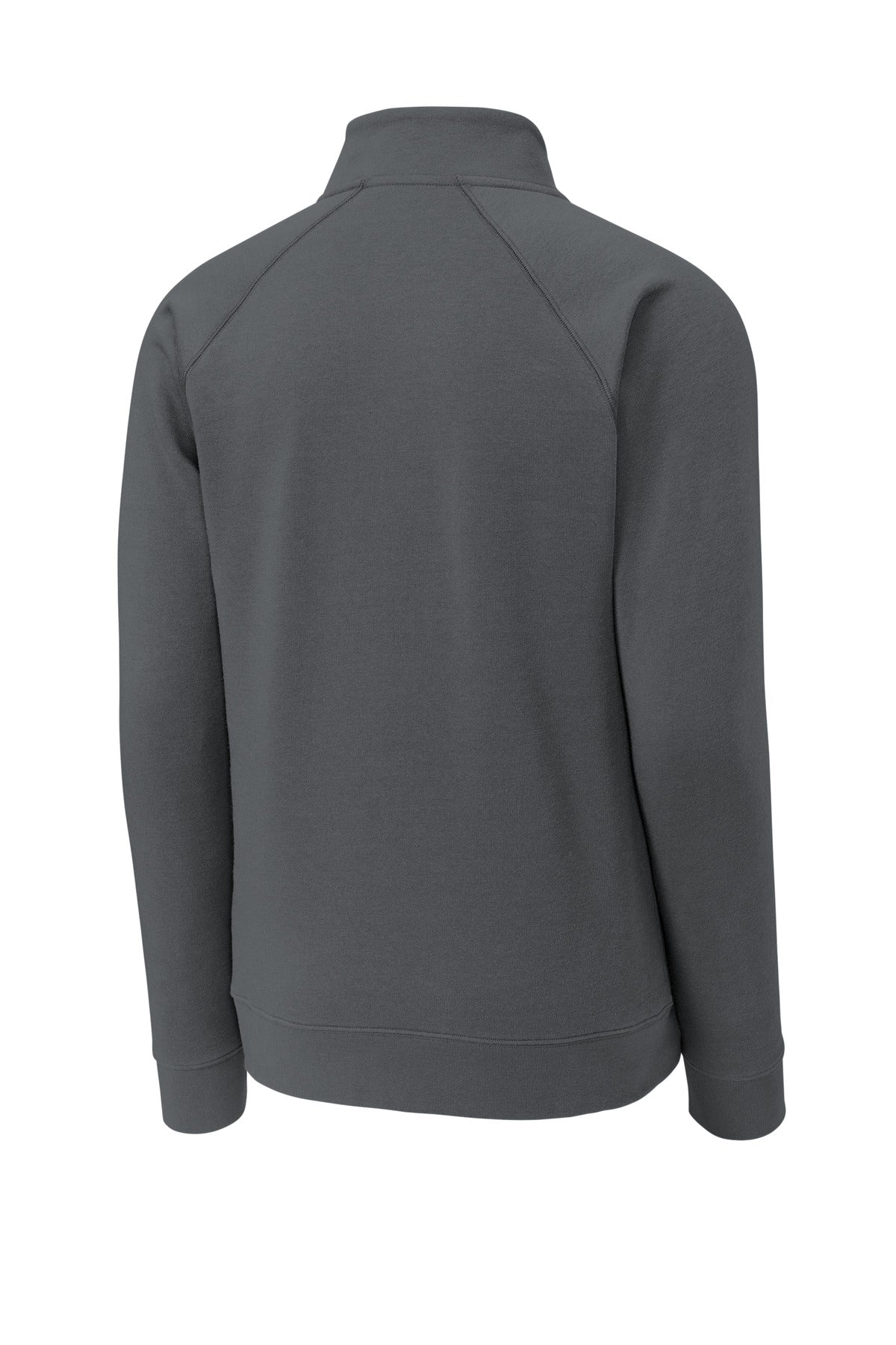 Rear View of DkSmkGy Sport-Tek Drive Fleece 1/4-Zip Pullover STF202