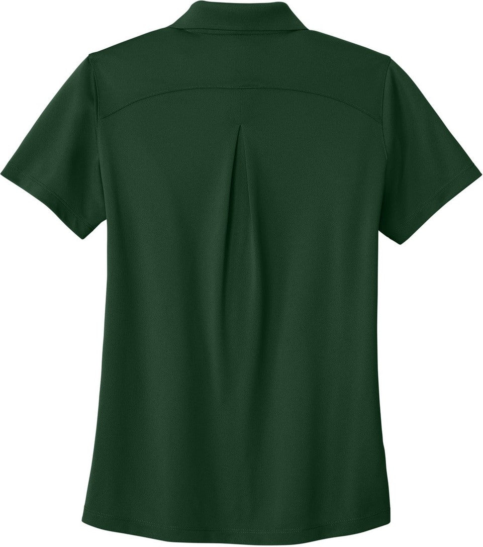 Front View of DpForGrn Port Authority Women's Wearever Performance Pique Polo LK240