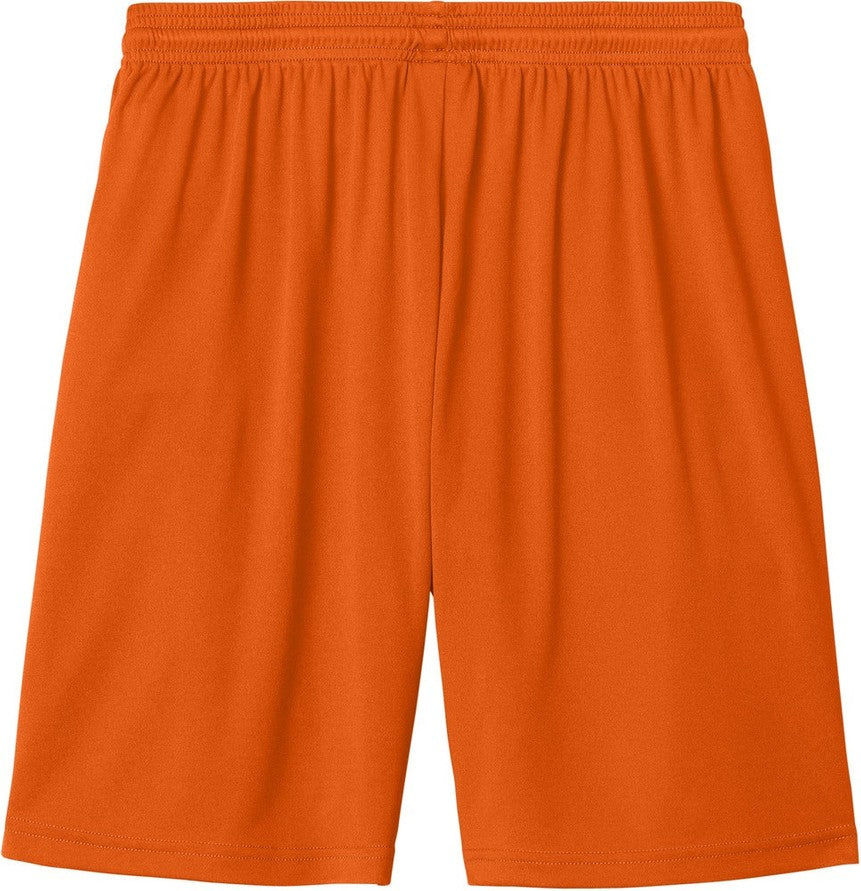 Rear View of DpOr/White Sport-Tek Competitor United 7" Short ST103