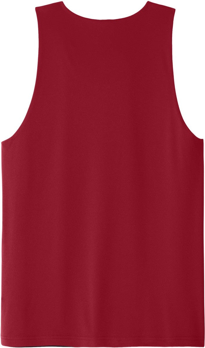 Front View of DpRd/Blk Sport-Tek PosiCharge Competitor Rev Tank ST551