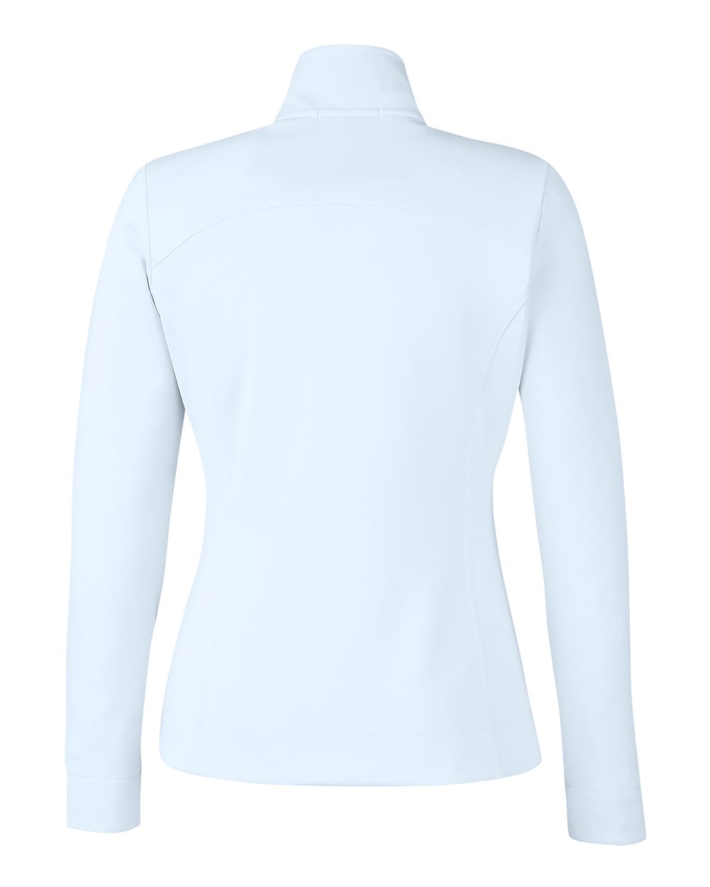 Rear View of Dream/ White Women&#39;s Wells Quarter-Zip Tech Pullover - F12250