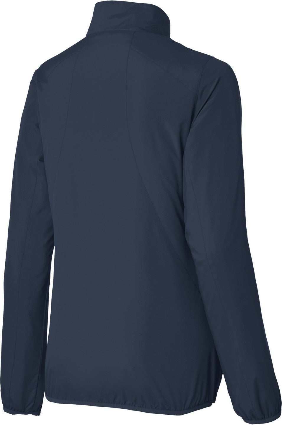 Front View of Dress Blue Nvy Port Authority Women's Zephyr Full-Zip Jacket. L344