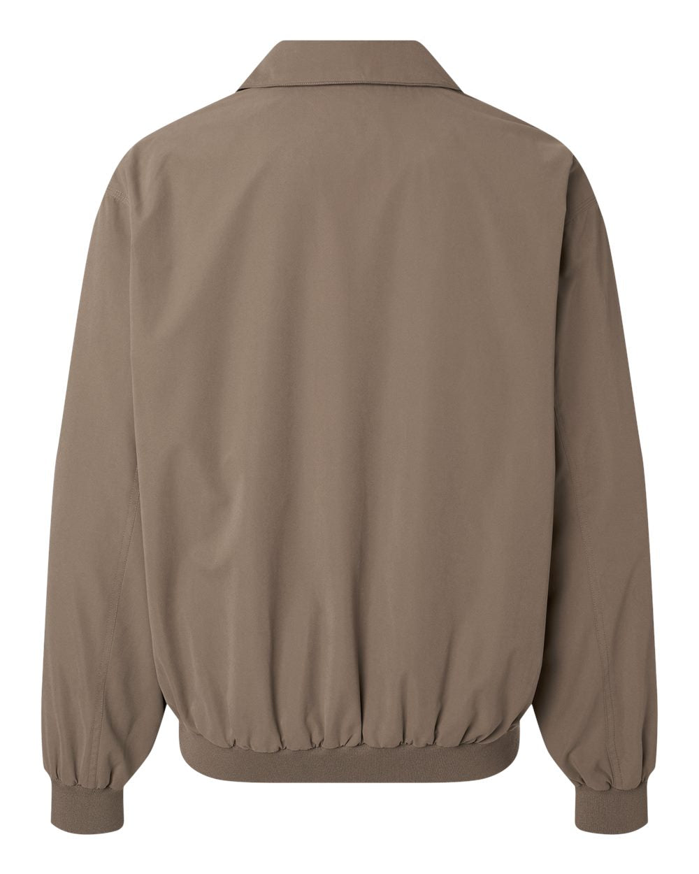Rear View of Driftwood Men's Microfiber Bomber Jacket - 1610MV