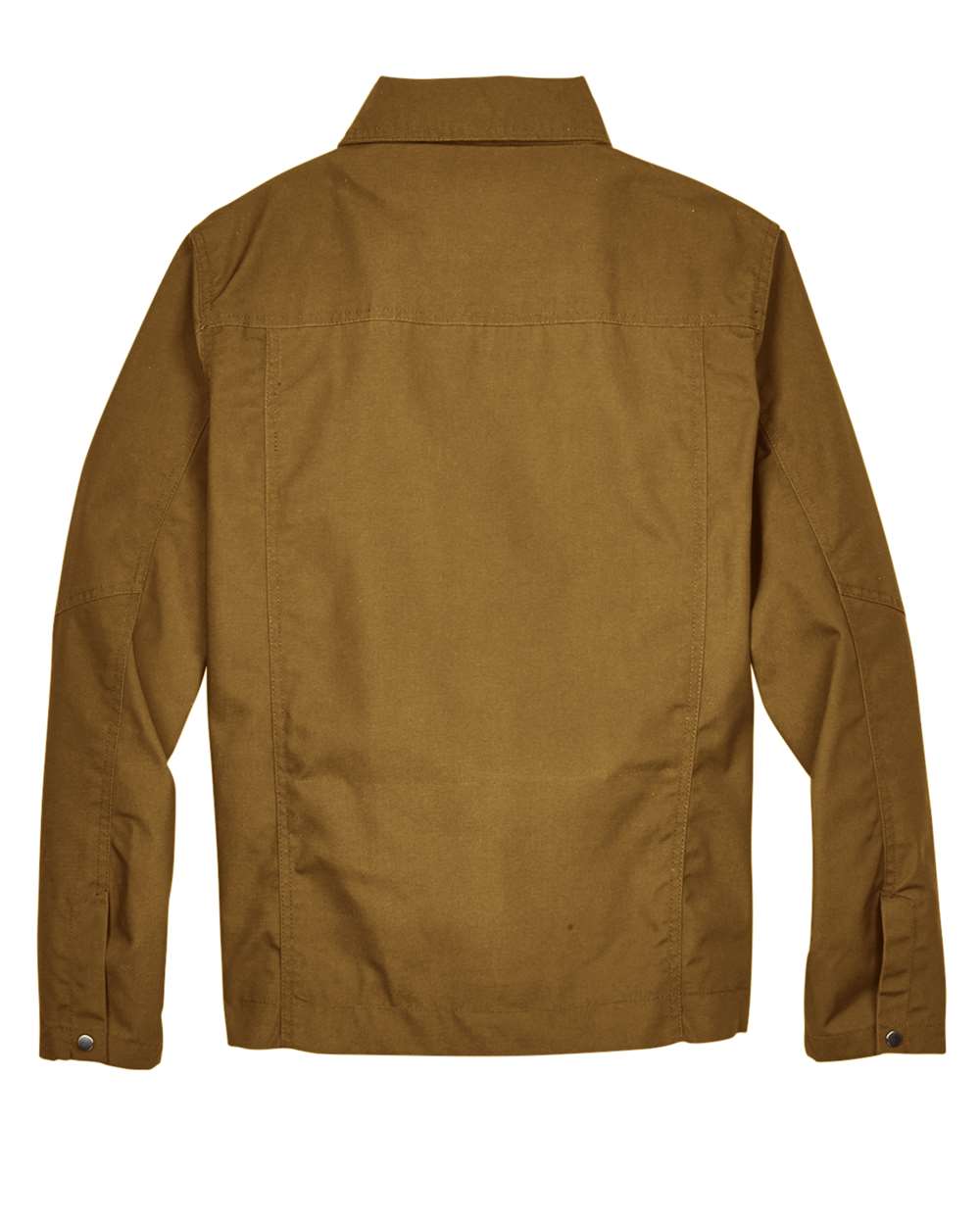 Rear View of Duck Brown Men's Auxiliary Canvas Work Jacket - M705 plain