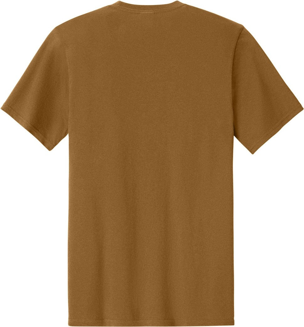 Rear View of DuckBrown Port & Co Easy Cotton Tee PC43
