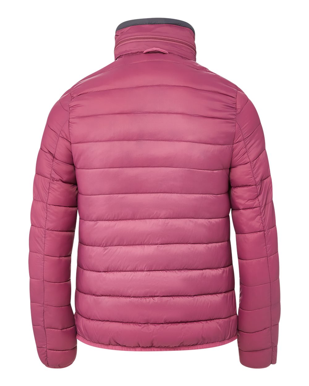 Rear View of Dusk Orchid Women&#39;s PillowPac Puffer Jacket - 211137