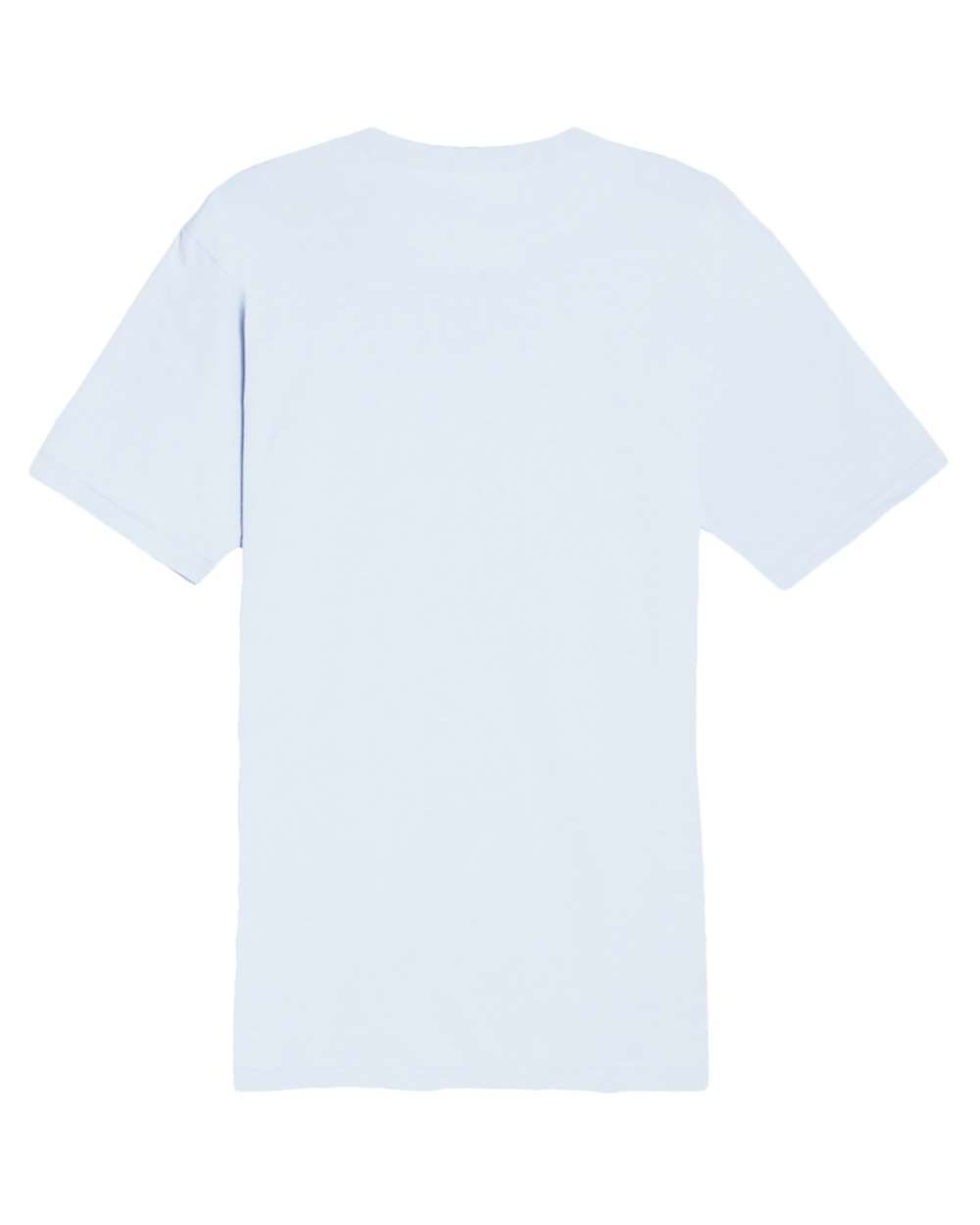Front View of Dusty Blue Heavyweight T-Shirt - LS15001