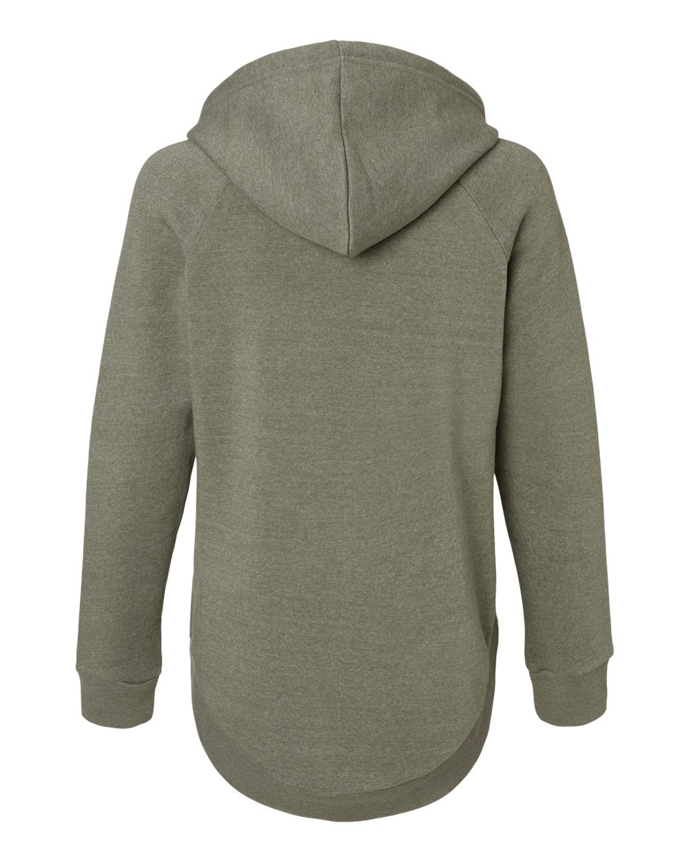 Front View of Dusty Olive Women's Jordan Angel Fleece Hooded Sweatshirt - W20172