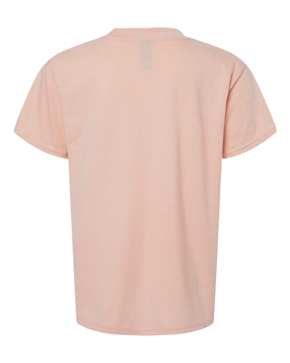 Front View of Dusty Rose Softstyle® Youth CVC T-Shirt - 64000BCVC