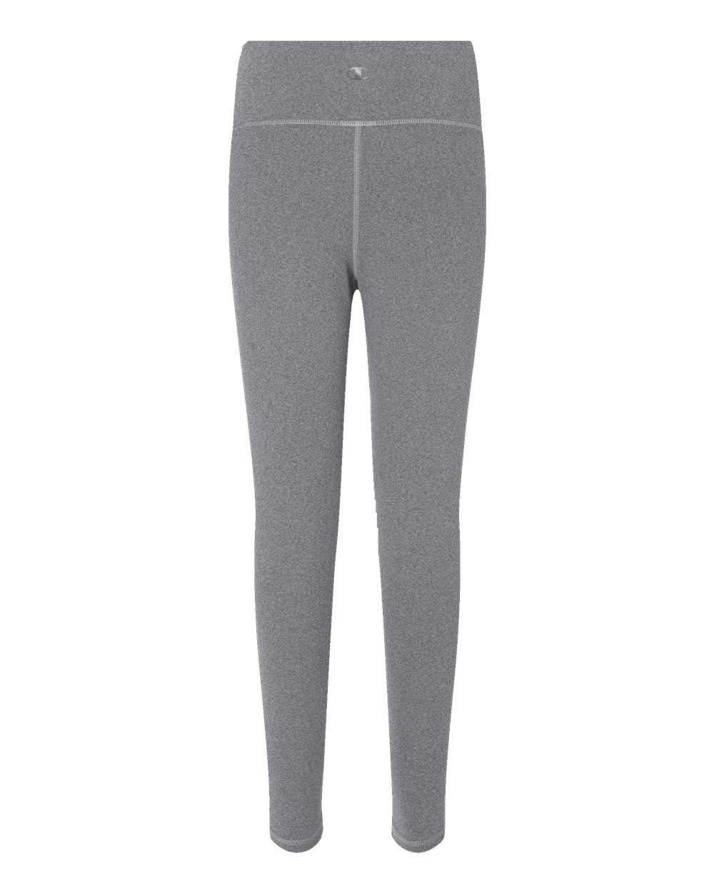 Front View of Ebony Heather Women's Sport Soft Touch Leggings - CHP120