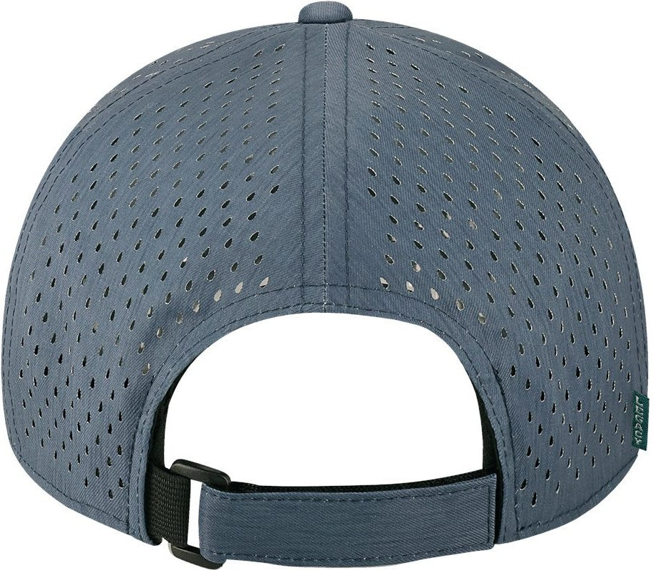 Front View of Eco Navy Reclaim Sport Mesh Cap - RECS