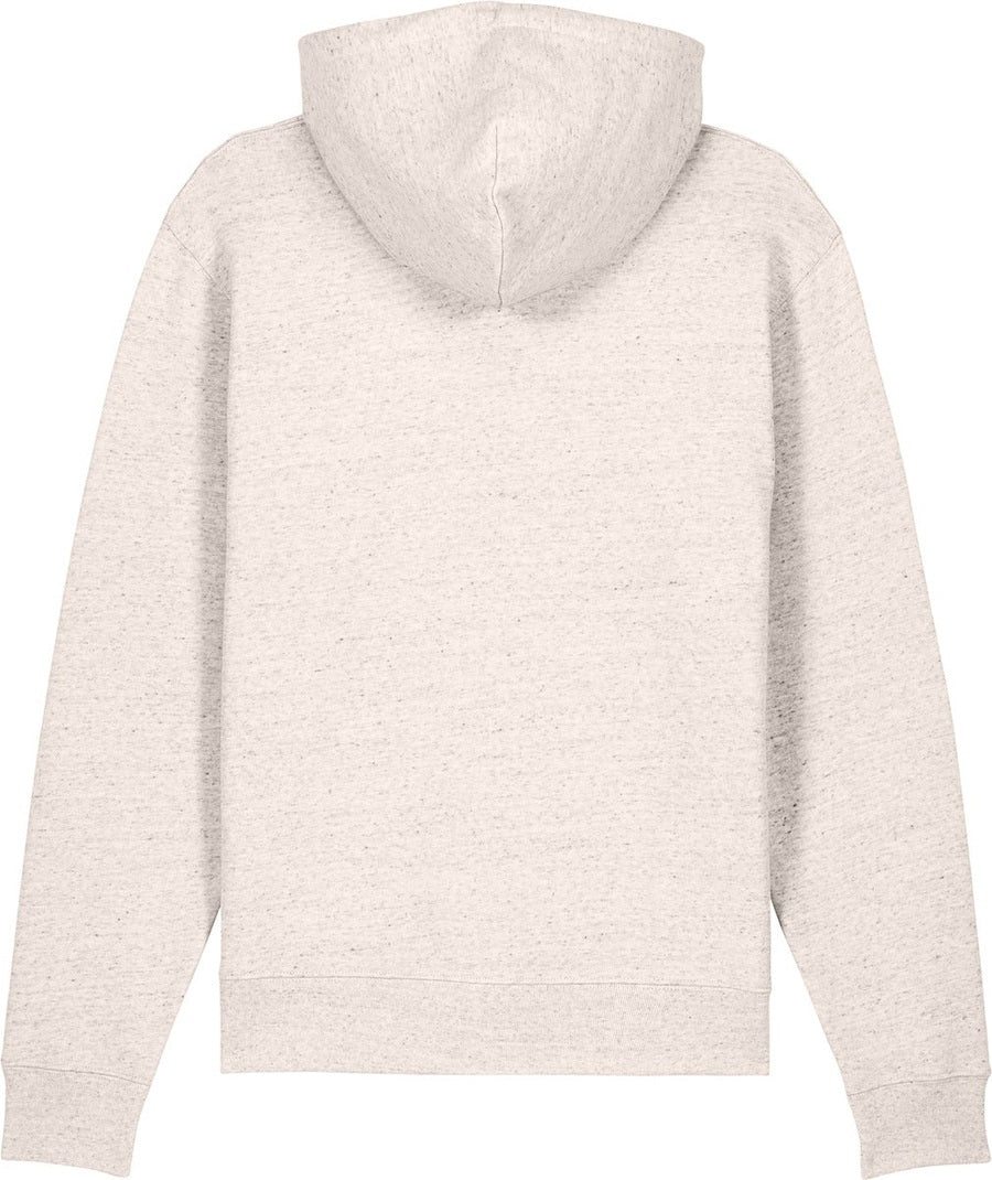 Front View of EcoHeather Stanley/Stella Unisex Cruiser 2.0 Hooded Sweatshirt SXU003