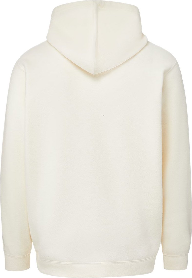 Front View of Ecru Whisper Fleece™ Hooded Sweatshirt - 24701