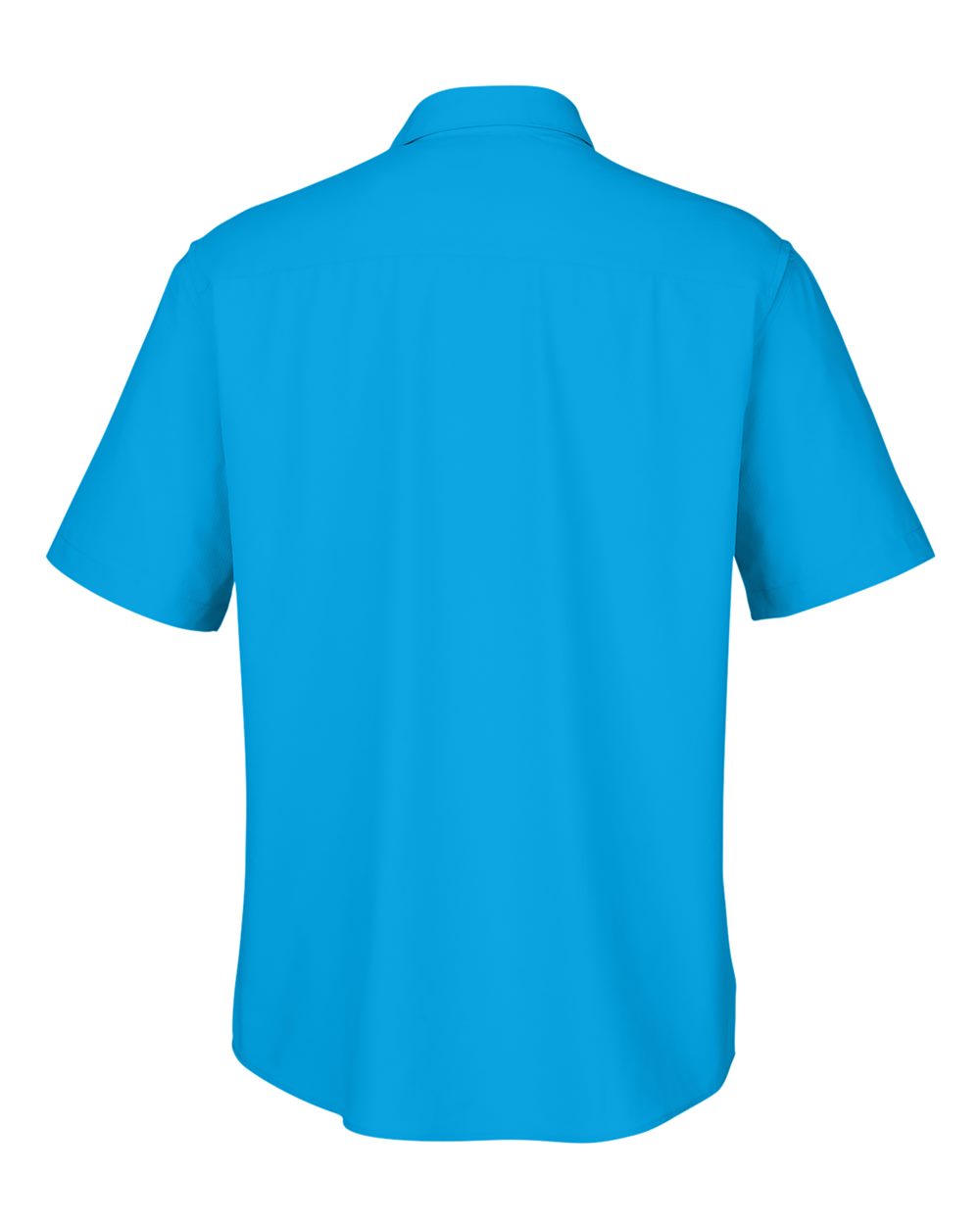 Front View of Electric Blue Men's Ultra UVP® Marina Shirt - CE510