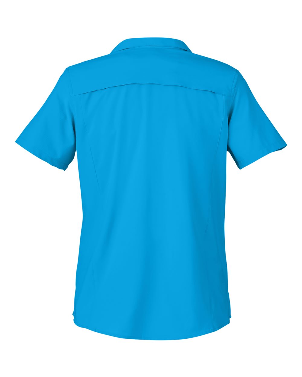Front View of Electric Blue Women's Ultra UVP® Marina Shirt - CE510W