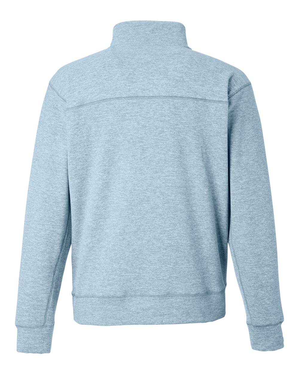 Front View of Electric Sky Electric Fleece Quarter-Zip Sweatshirt - 8741