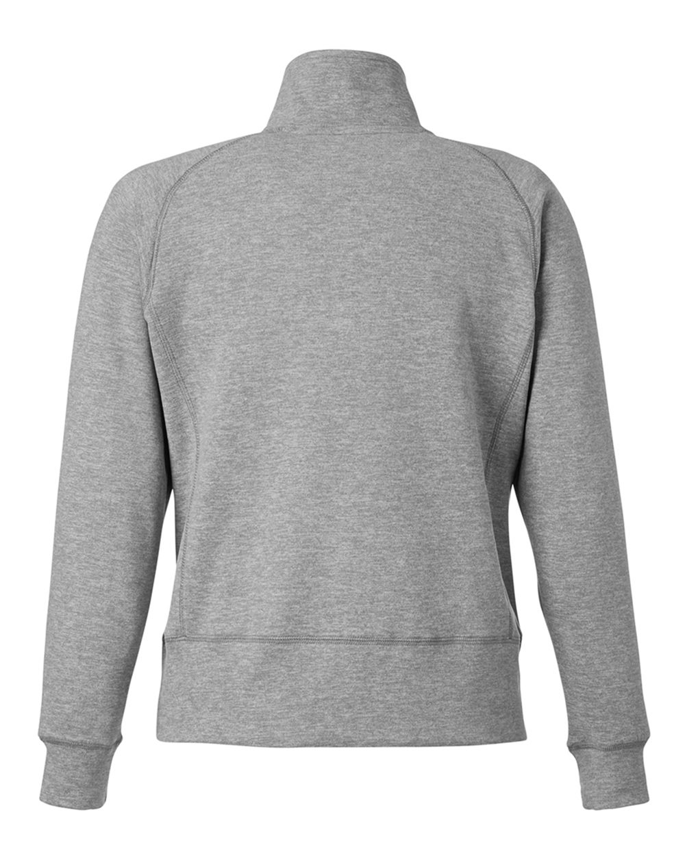 Front View of Electric Slate Women's Electric Fleece Quarter-Zip Sweatshirt - 8743
