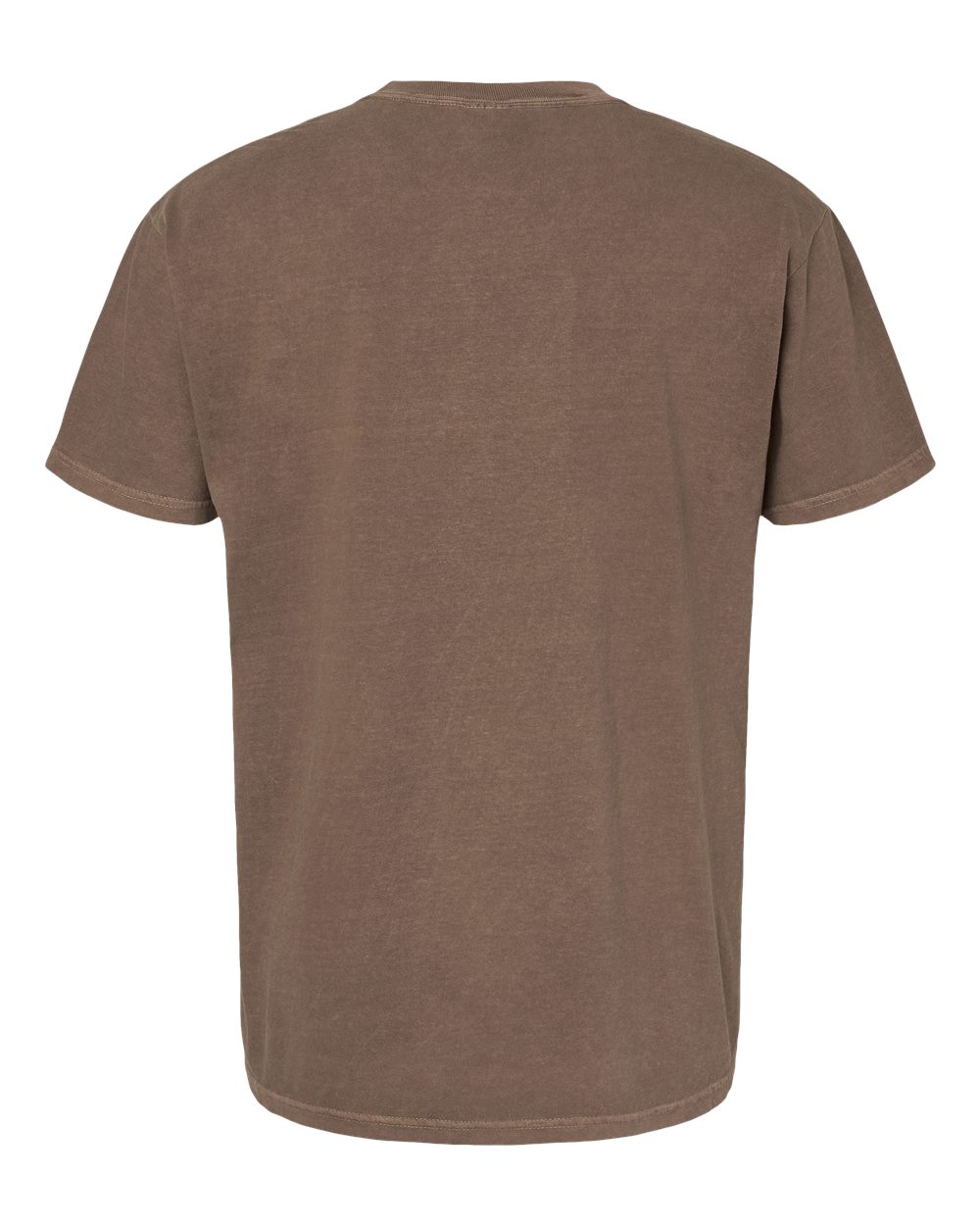 Front View of Espresso Garment-Dyed Heavyweight T-Shirt - 1717