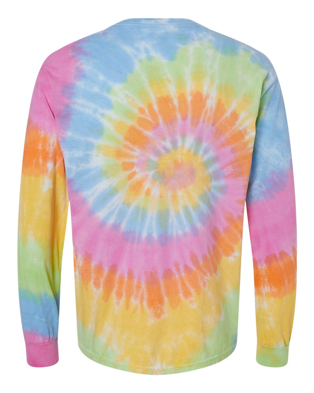 Front View of Eternity Tie-Dyed Long Sleeve T-Shirt - 2000