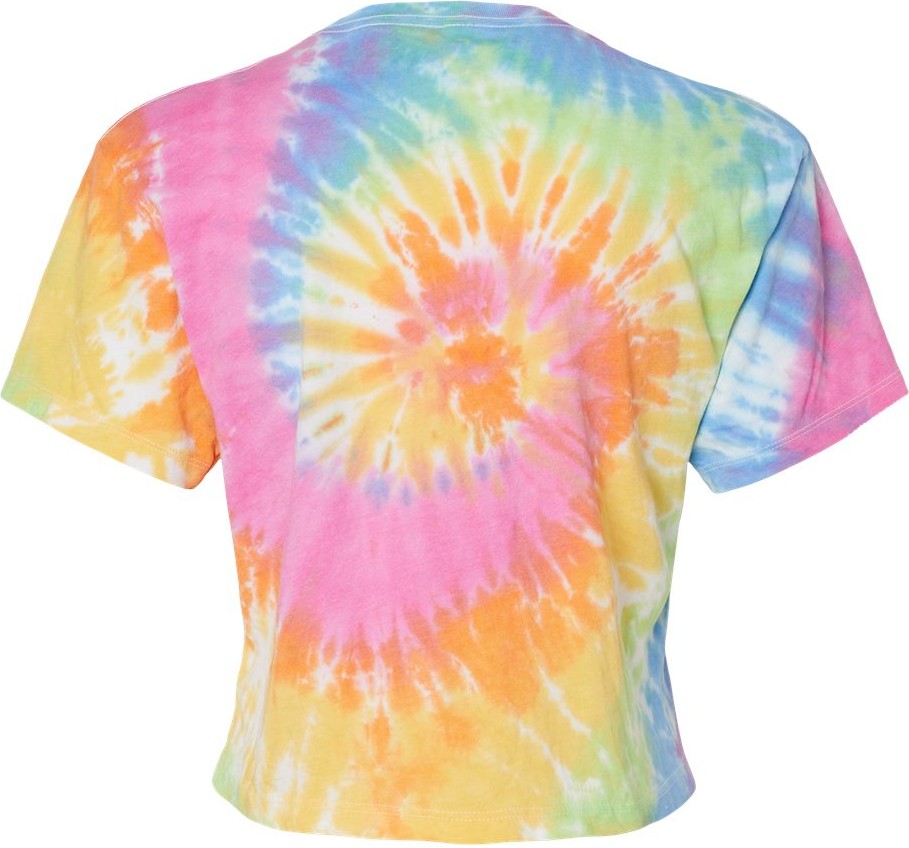 Front View of Eternity Women's Tie-Dyed Crop T-Shirt - 1050
