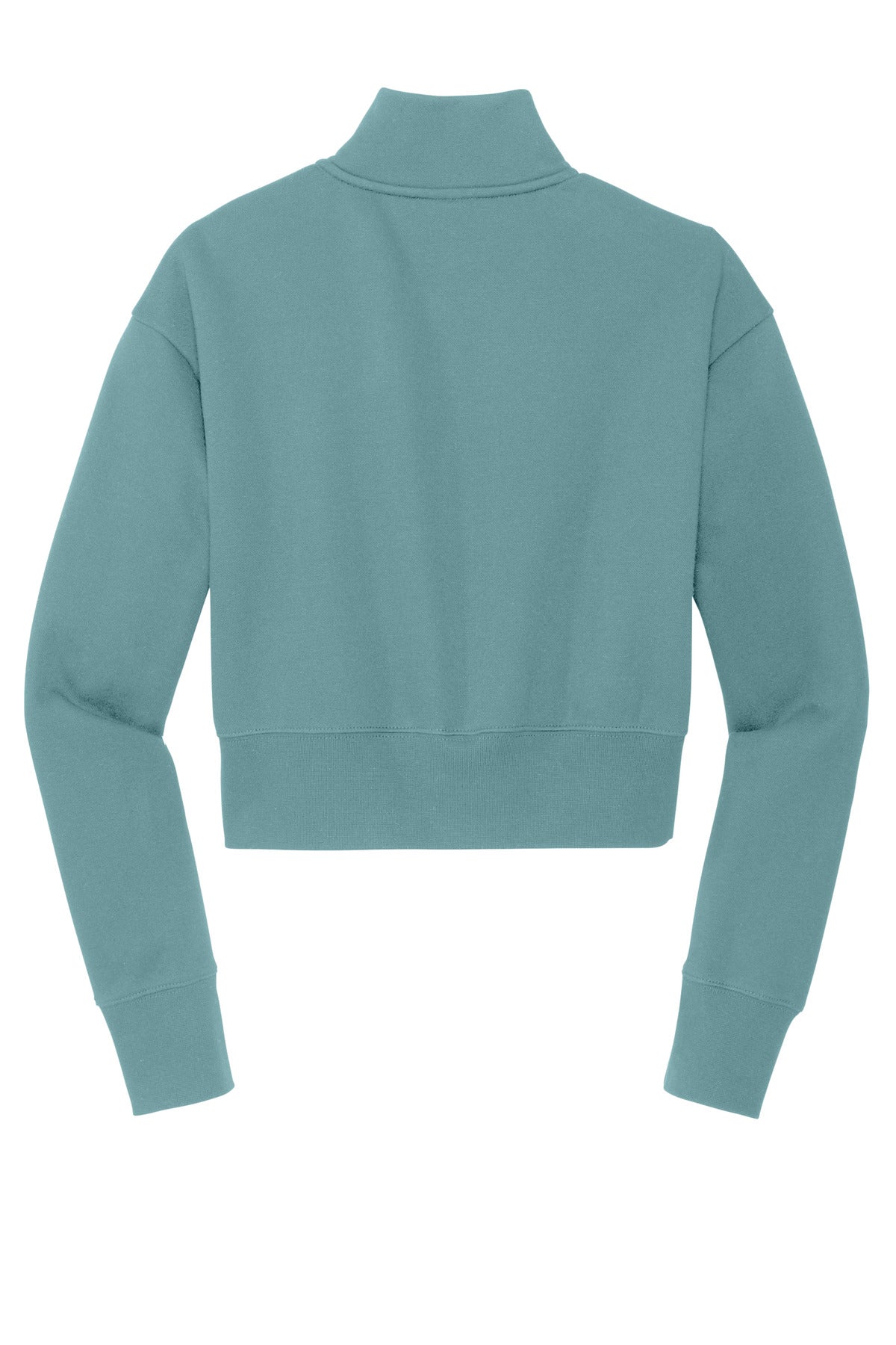 Front View of EuclptusBl District Women's V.I.T. Fleece 1/2-Zip DT6111