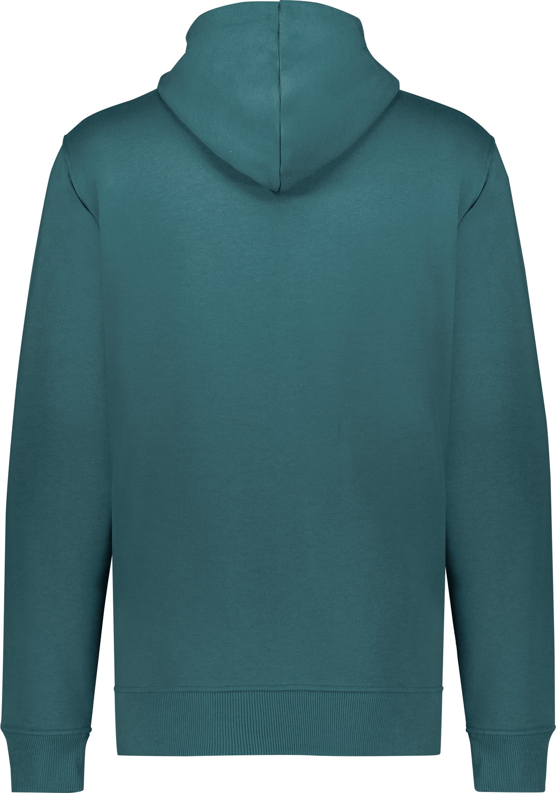 Rear View of EVERGREEN 60/40 FLEECE HOODY