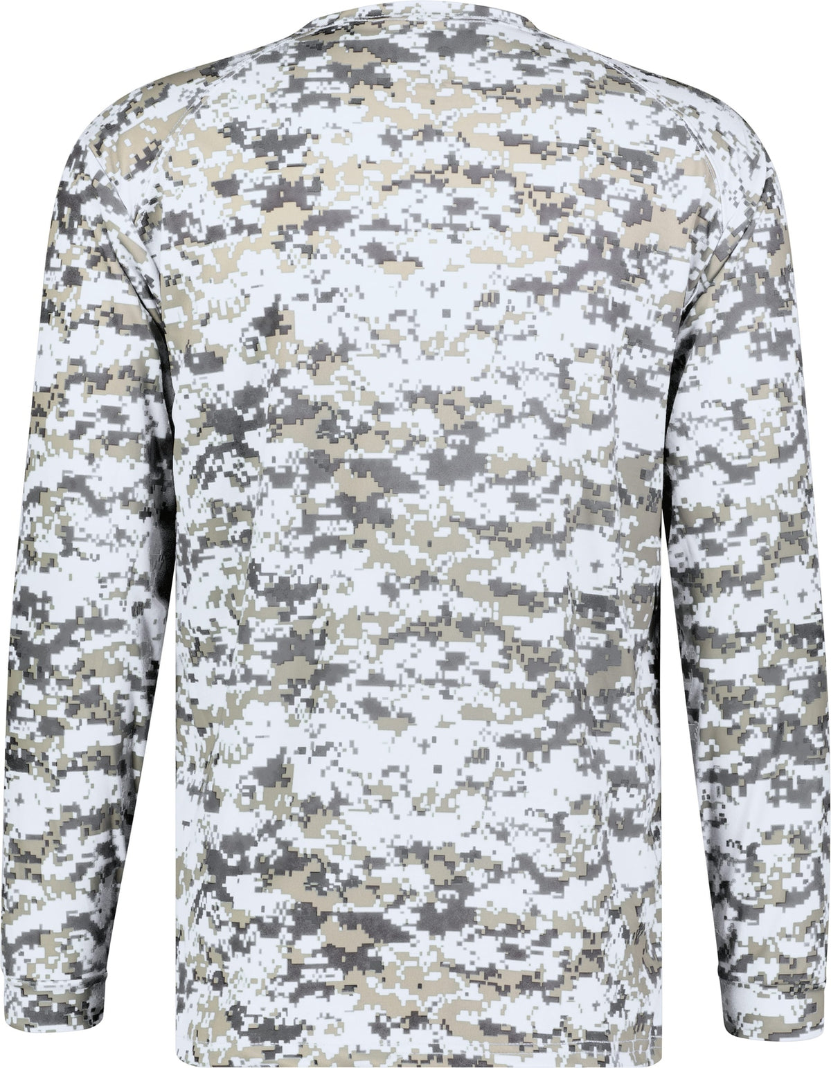 Rear View of F061 DIGITAL L/S TEE