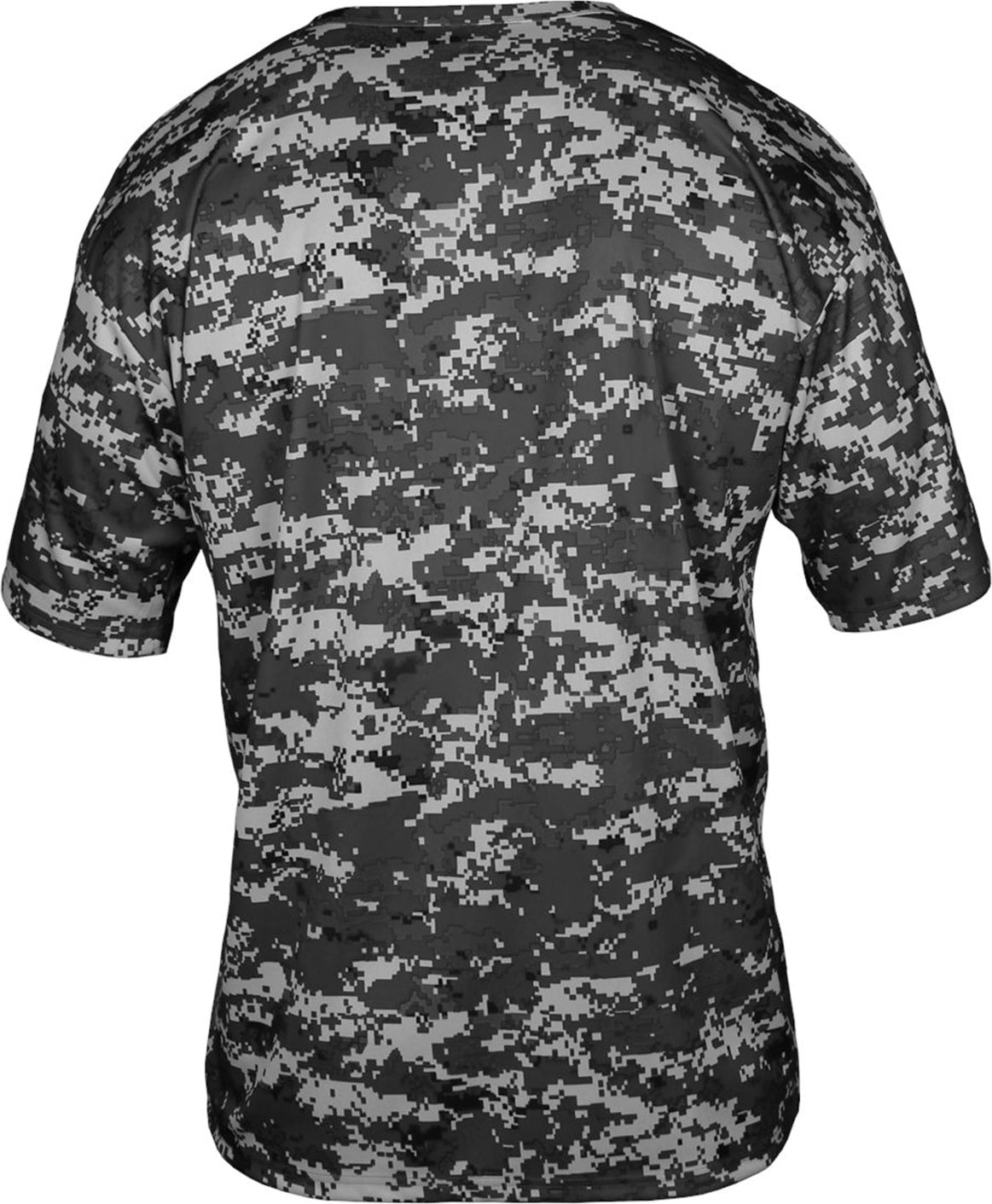 Rear View of F064 YOUTH DIGITAL TEE