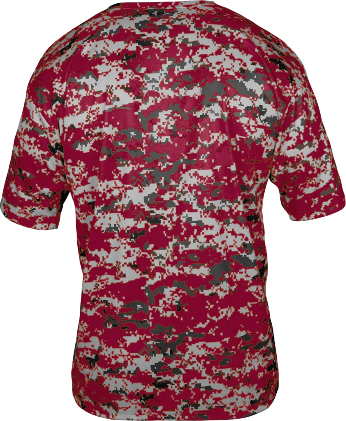 Rear View of F069 YOUTH DIGITAL TEE