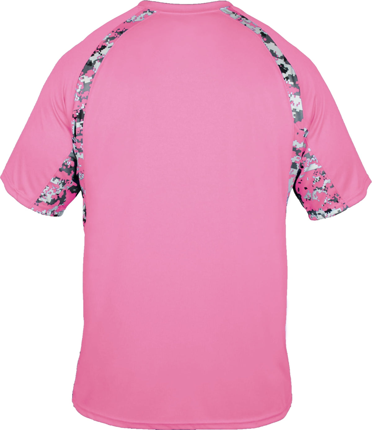 Rear View of F079 DIGITAL HOOK TEE