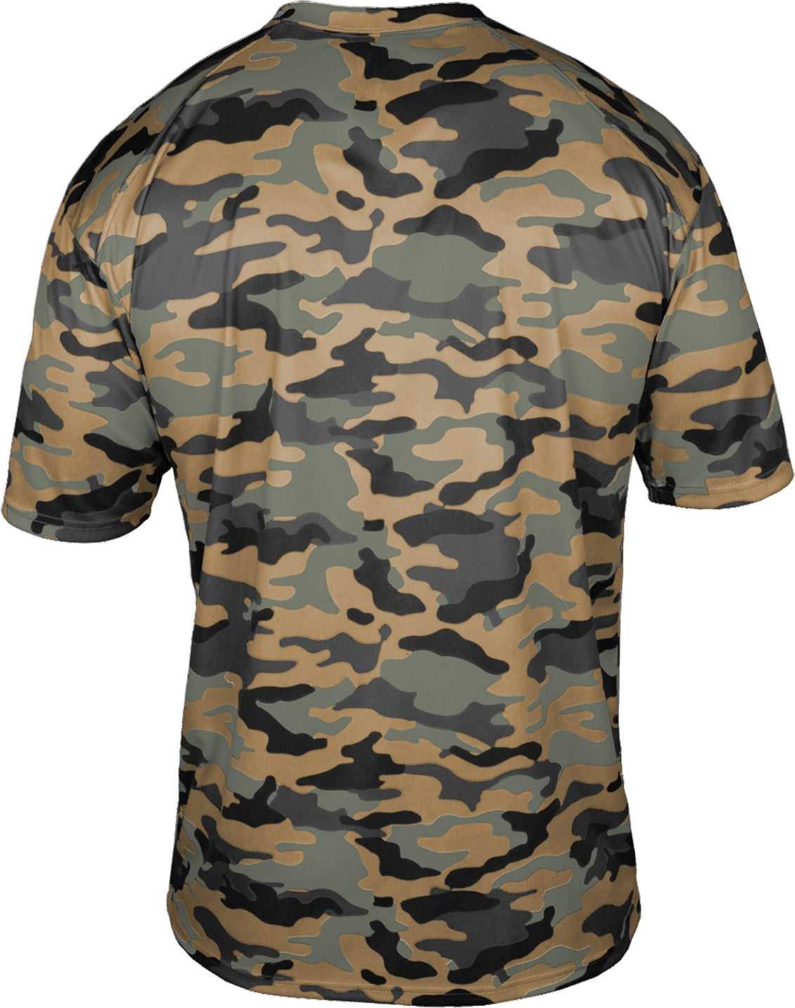 Rear View of F105 CAMO TEE