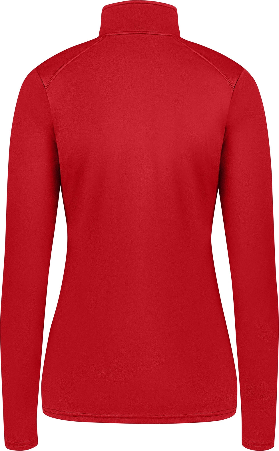 Rear View of F215 LADIES B-CORE 1/4  ZIP