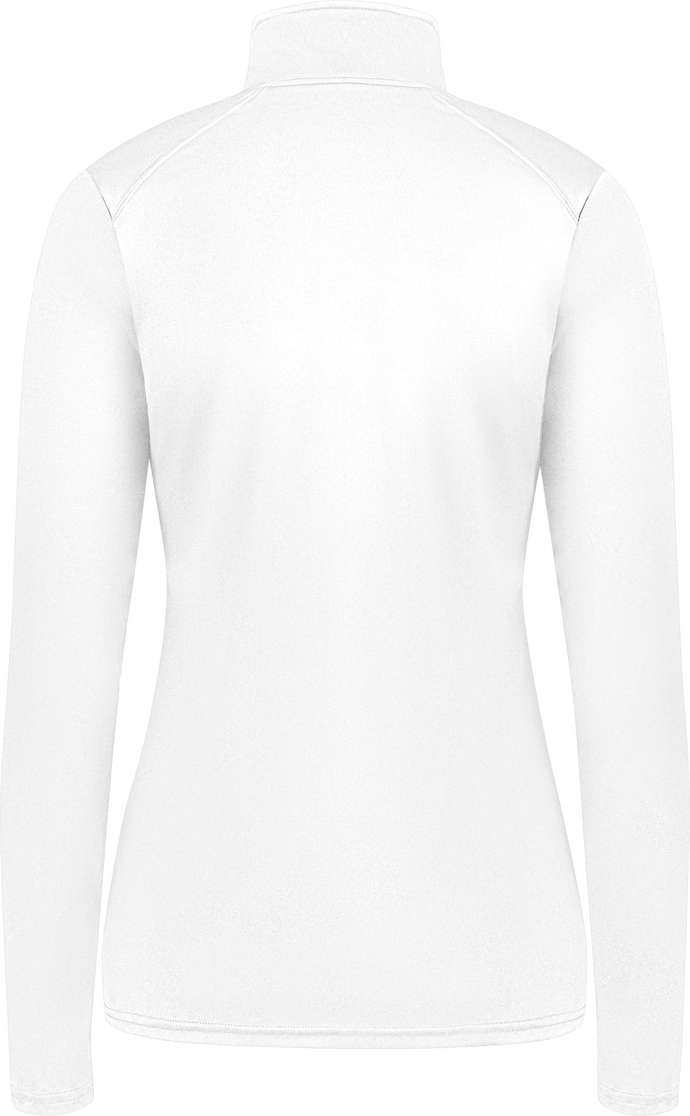 Rear View of F221 LADIES B-CORE 1/4  ZIP