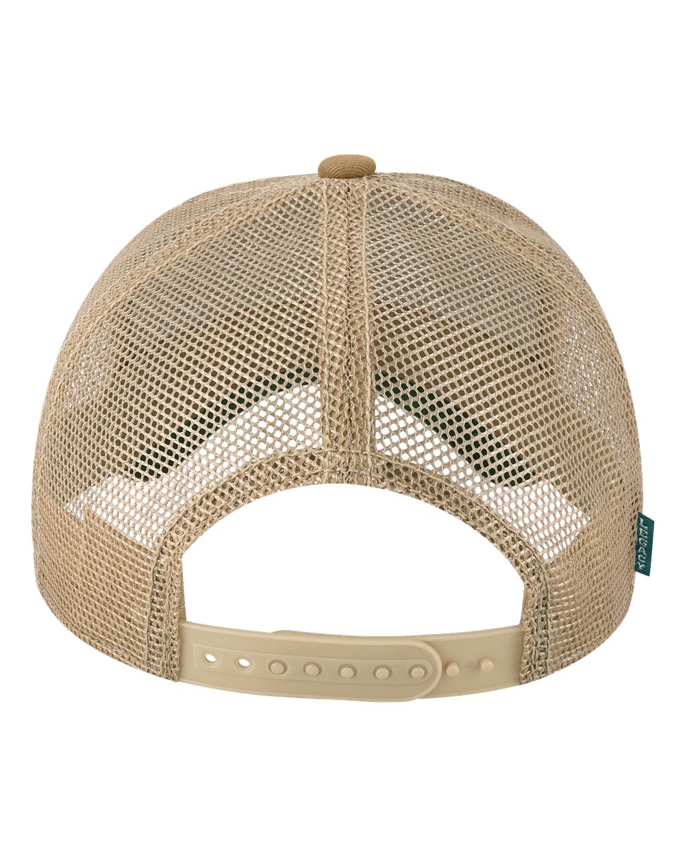 Front View of Fabric Stripes Old Favorite Five-Panel Trucker Cap - OFAFP