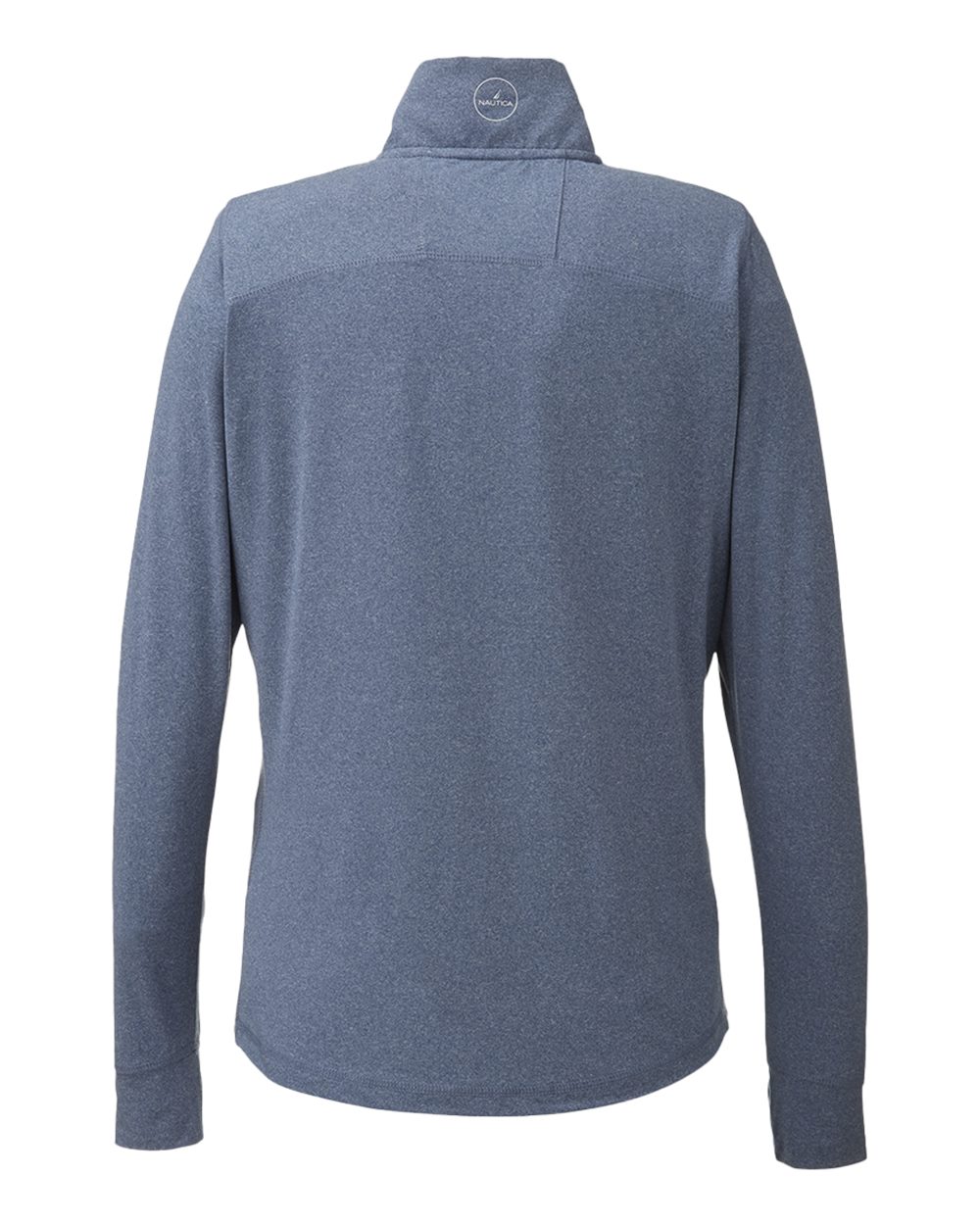 Front View of Faded Navy Women's Saltwater Quarter-Zip Pullover - N17925