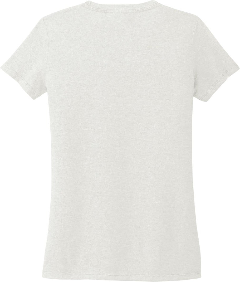 Front View of Fairly White Allmade Women's Tri-Blend V-Neck Tee AL2018