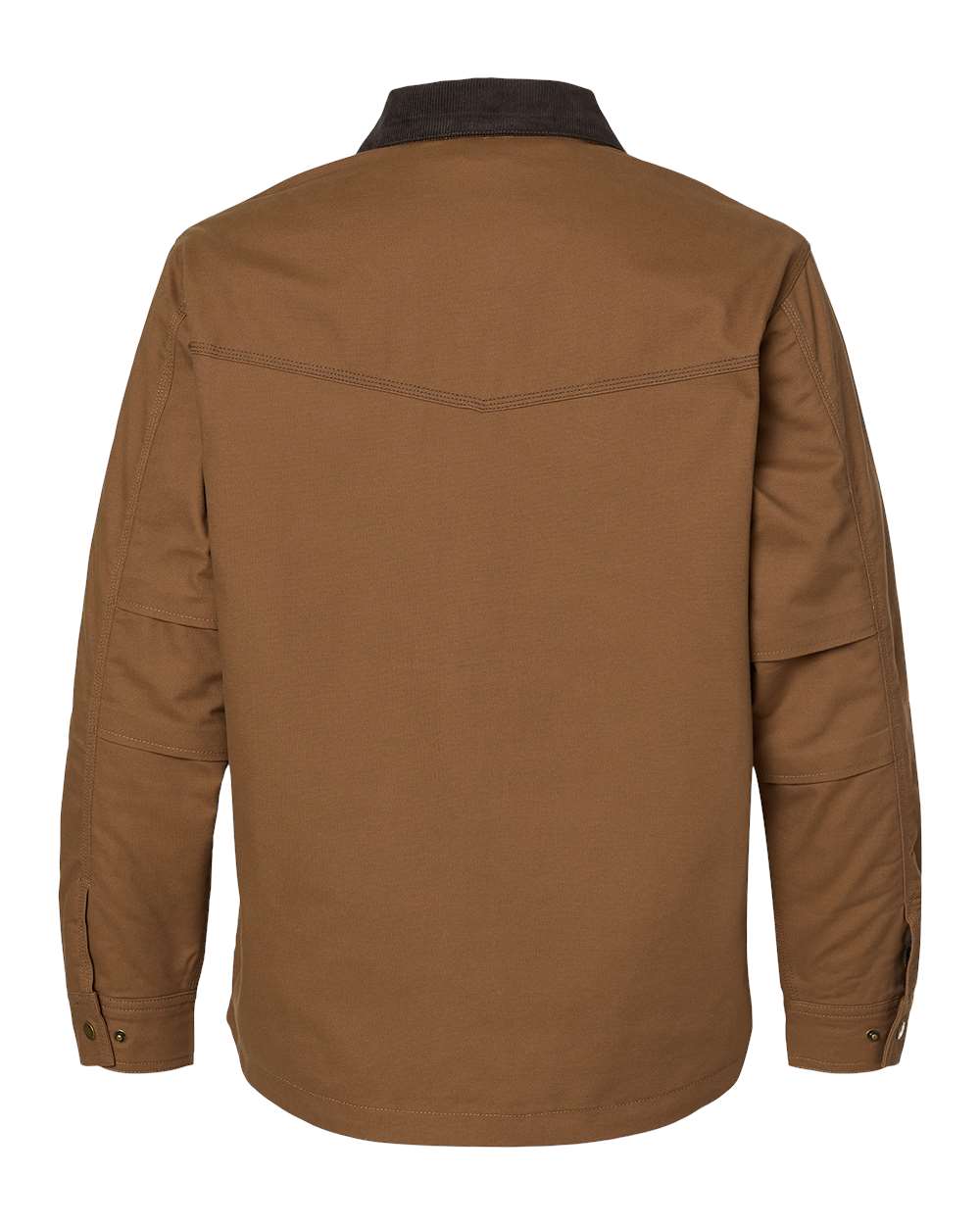 Rear View of Field Khaki Yellowstone Dri Flex Canvas Jacket - 5055