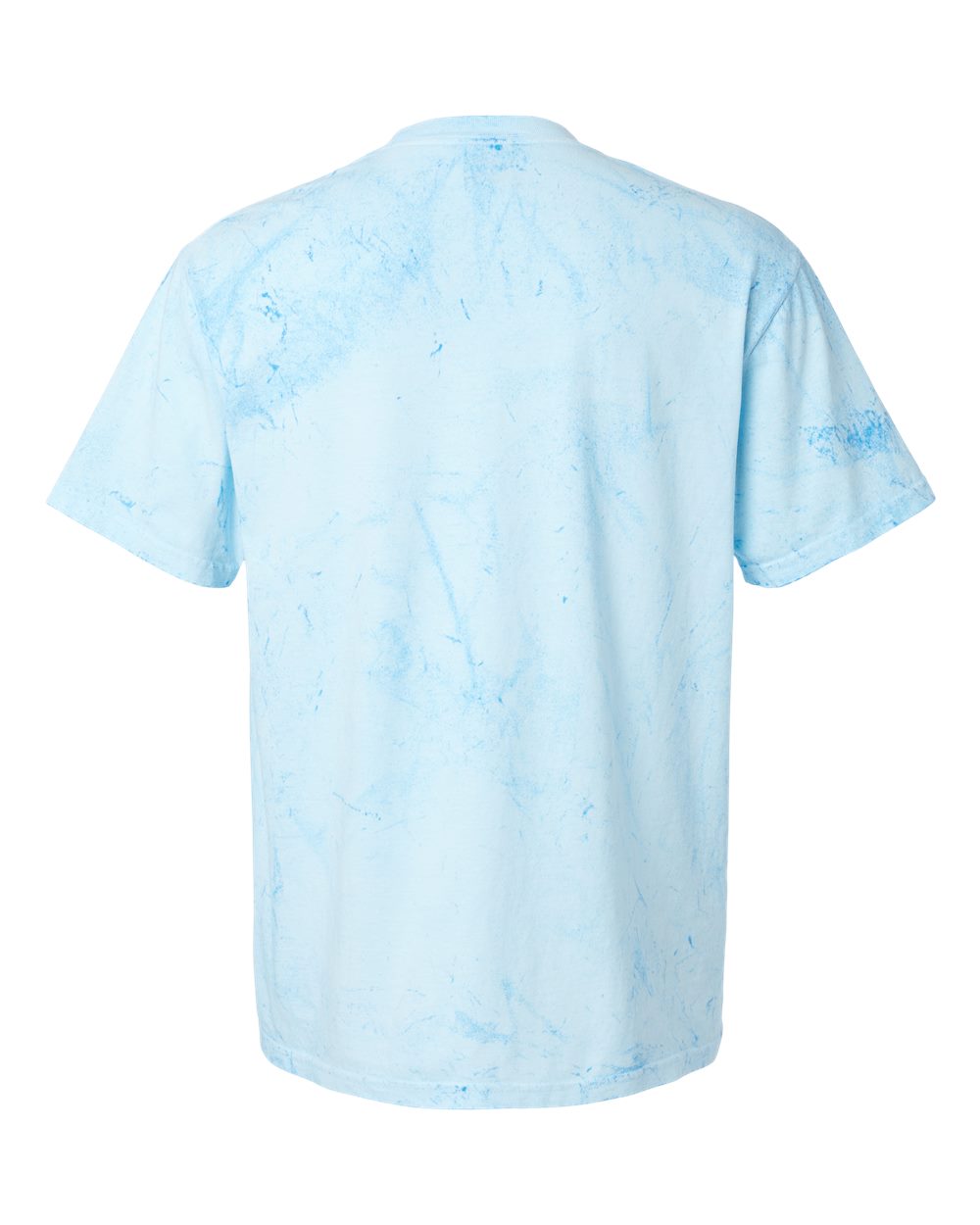 Front View of Fiji Blue Colorblast™ Heavyweight T-Shirt - 1745