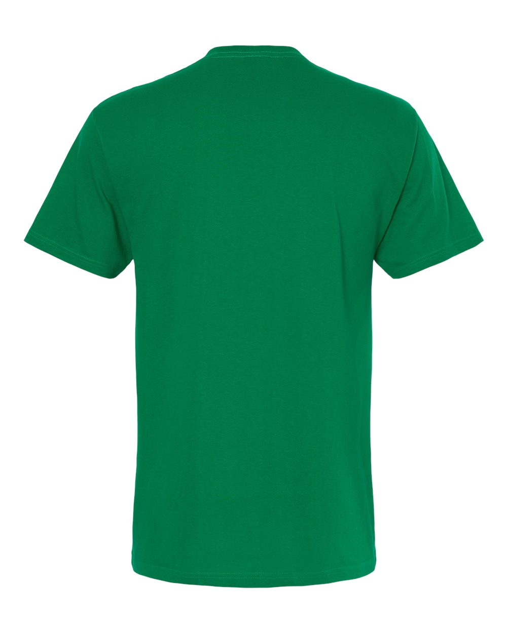 Front View of Fine Kelly Green Gold Soft Touch T-Shirt - 4800
