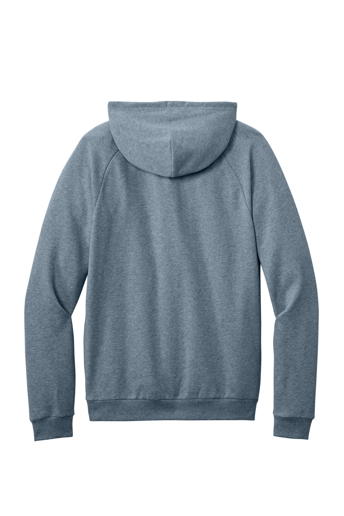 Front View of FlntBluHtr District Cloud Fleece Hoodie DT7800