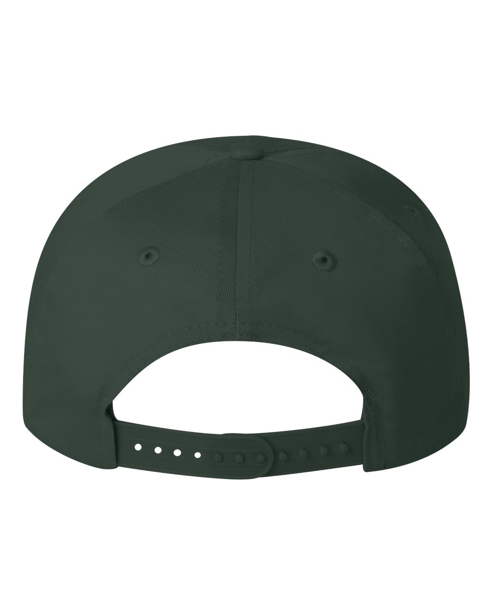 Front View of Forest Five-Panel Twill Cap - 8869