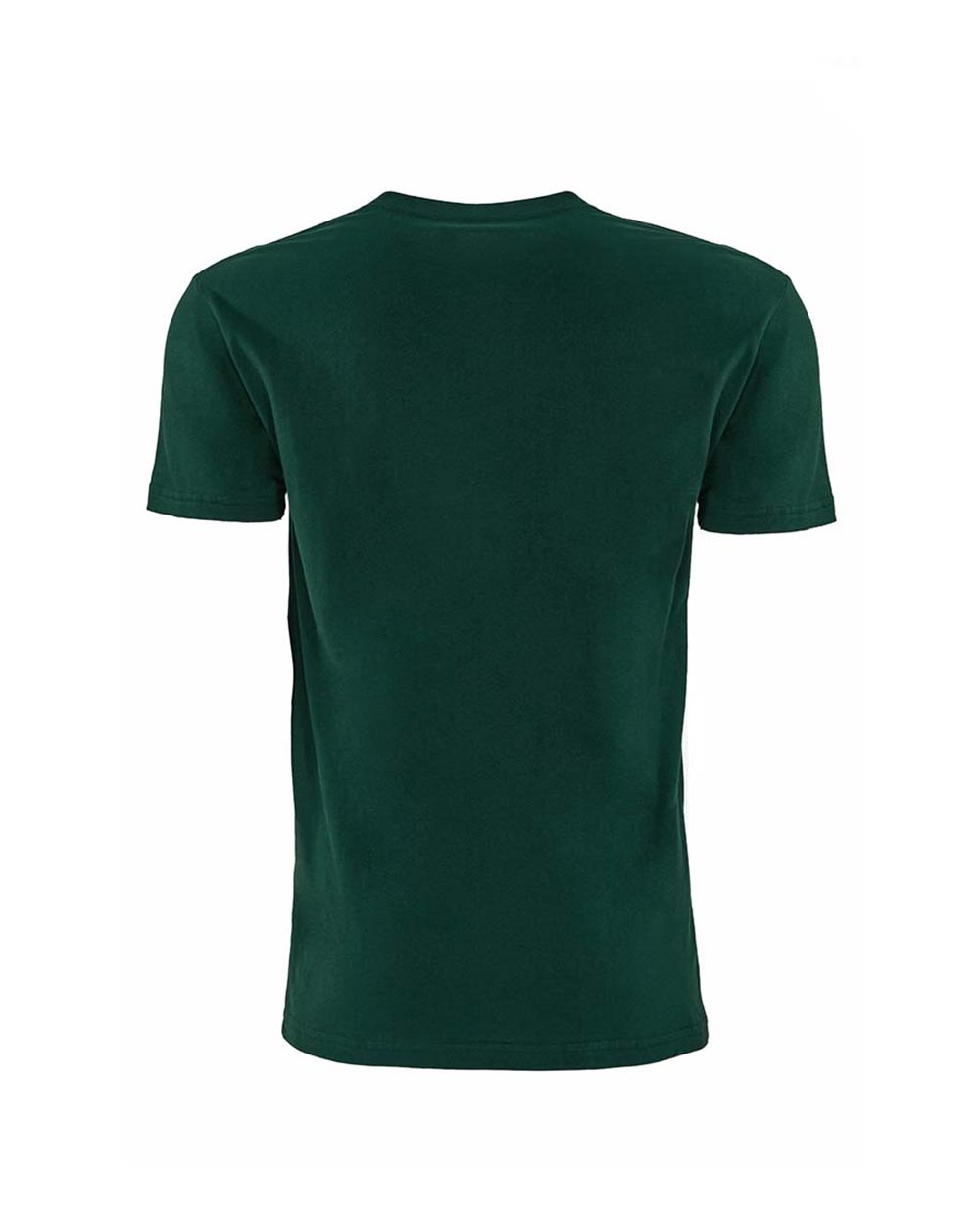 Front View of Forest Green Cotton Pocket T-Shirt - 3605