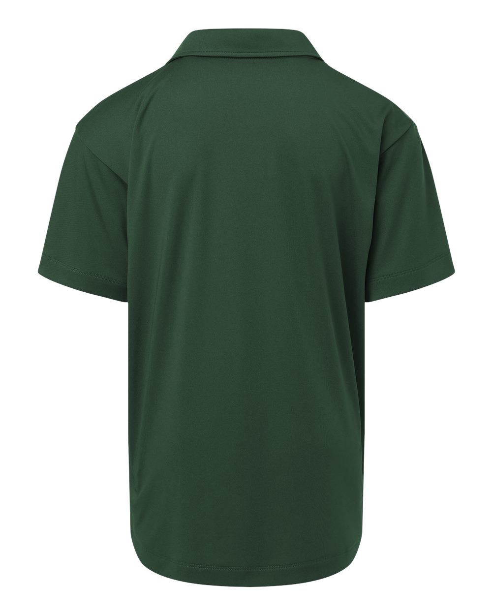 Front View of Forest Green Pro-Lock Youth Performance Polo - 41800Y