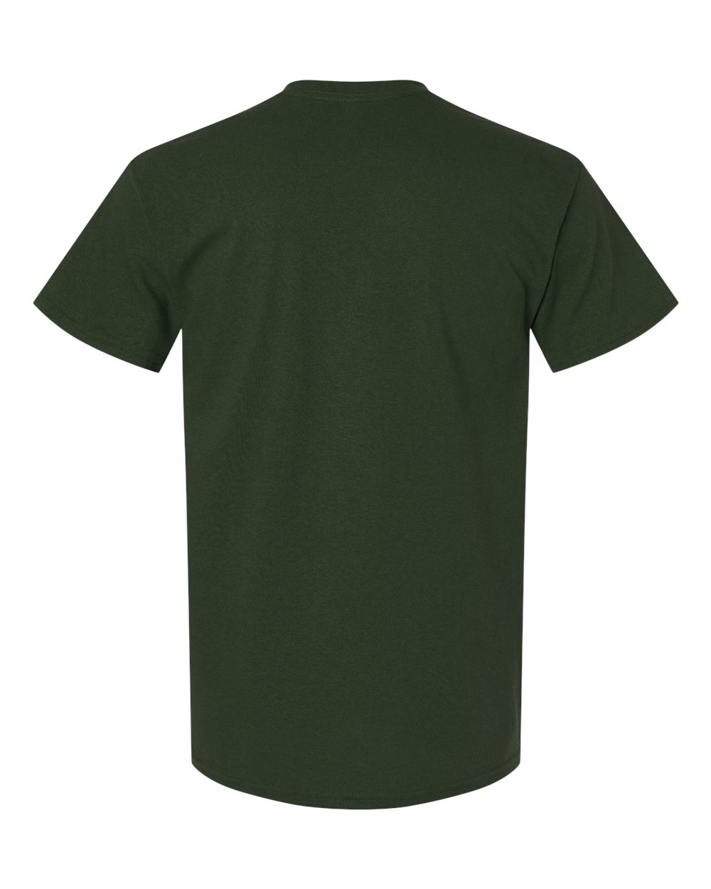 Front View of Forest Green Ultra Cotton® Pocket T-Shirt - 2300